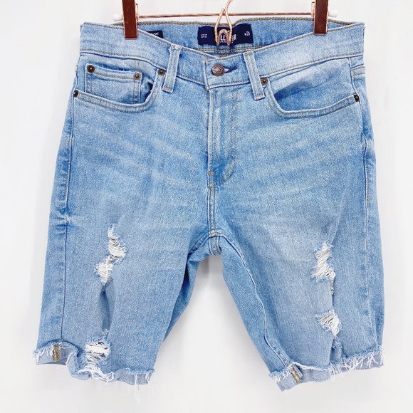 hollister epic flex skinny denim shorts